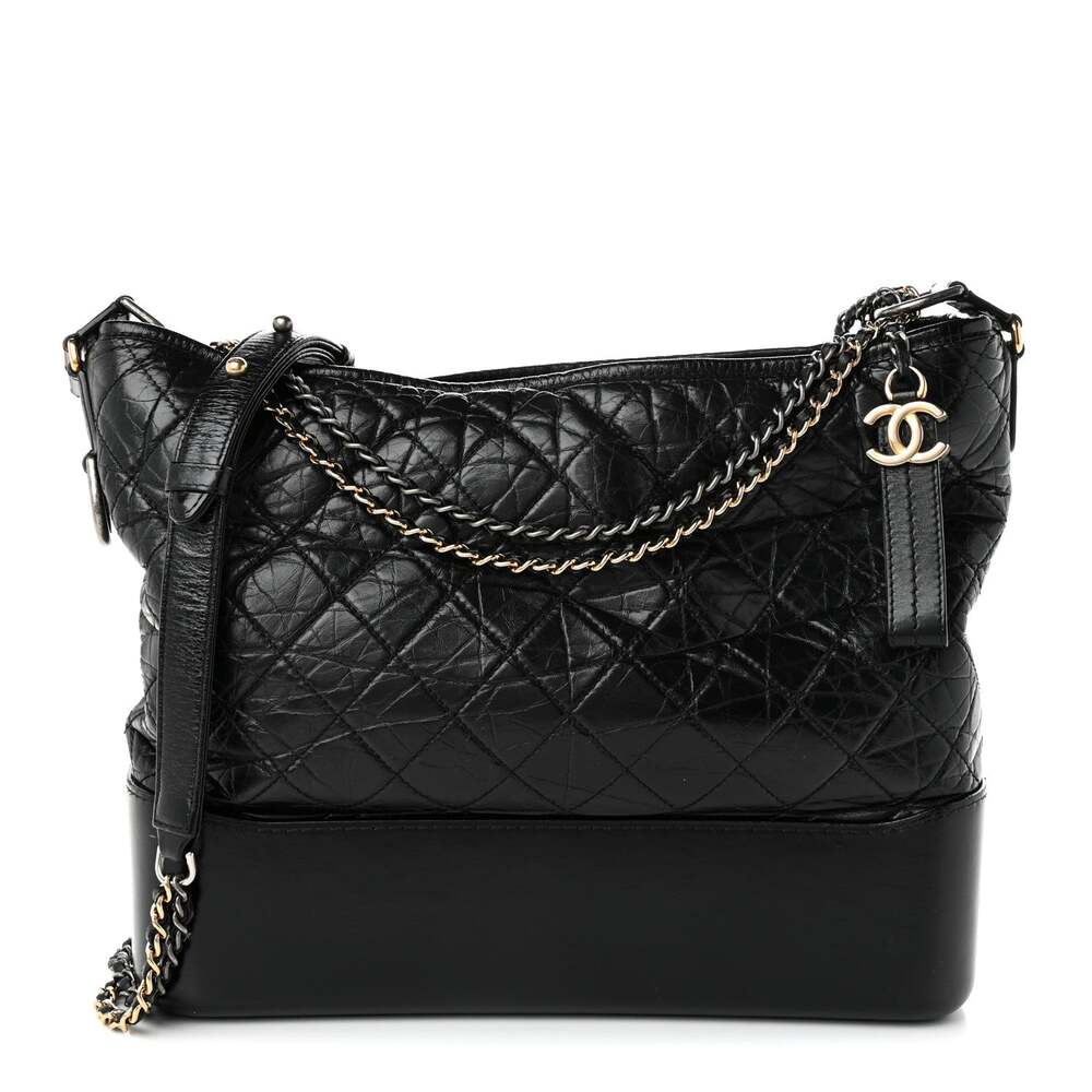 Chanel Aged Calfskin Quilted Large #322639C17B